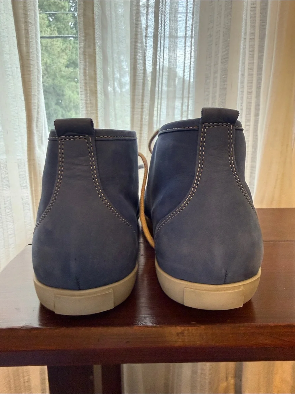 Boden Men's Blue leather Casual Lace-Up Shoes